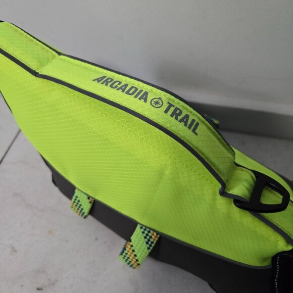 Arcadia Trail High Visibility Flotation Aid Life Jacket For Dogs Yellow Size S - Picture 3 of 13